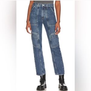 Agolde Cooper Cargo Jeans. Size 28 Straight Leg Ankle